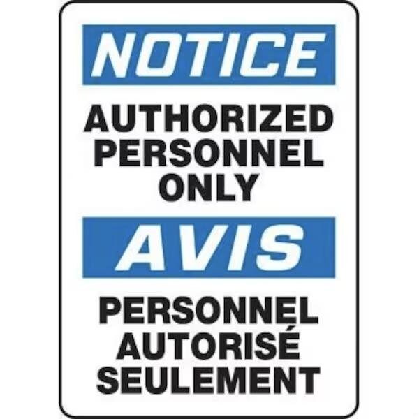 Accuform BILINGUAL OSHA NOTICE SAFETY SIGN FBMADC802VA FBMADC802VA - main
